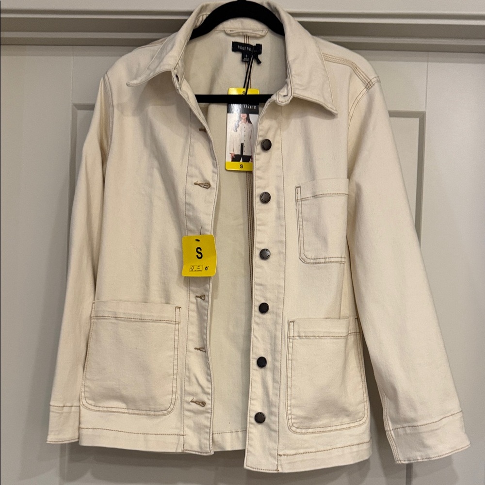 Well Worn Men's Light Tan Shirt Jacket